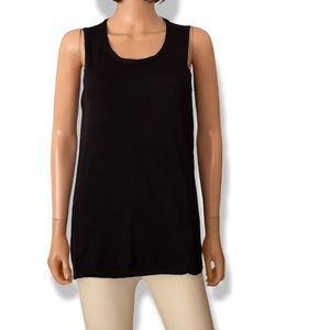 Chico’s black sleeveless shell size M